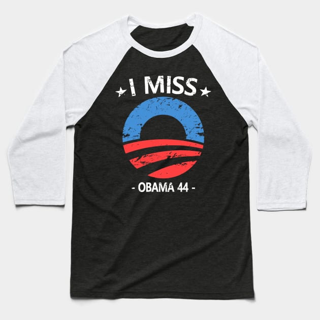 I Miss Obama Baseball T-Shirt by Etopix